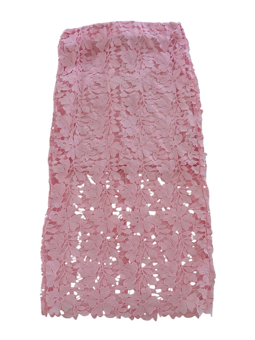A New Day Women’s Pink Lace Midi A-Line Skirt in Pink size Small - Picture 2 of 5